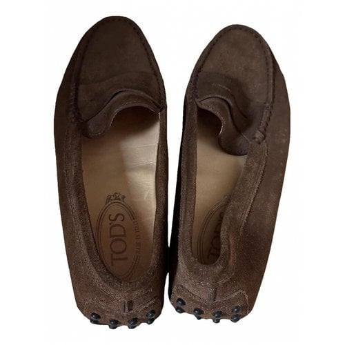 Pre-owned Tod's Mules & Clogs In Brown
