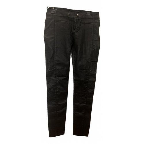 Pre-owned Guess Slim Jeans In Black