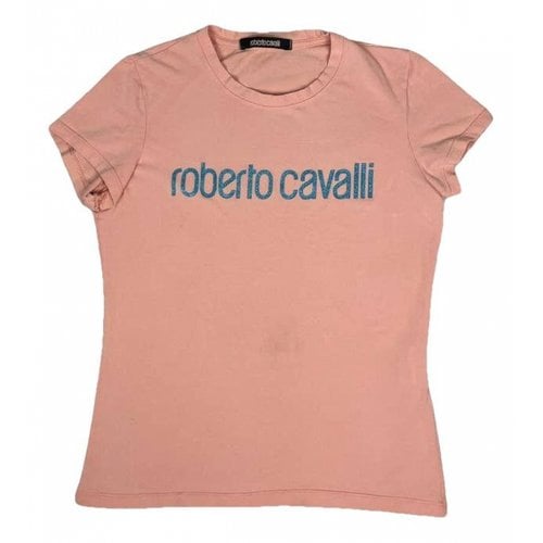 Pre-owned Roberto Cavalli T-shirt In Pink
