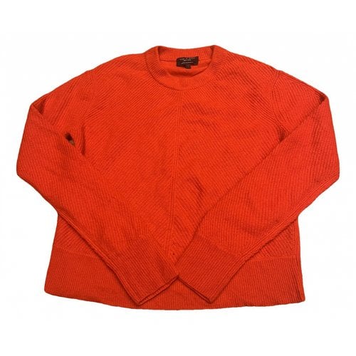 Pre-owned Rag & Bone Cashmere Sweatshirt In Red
