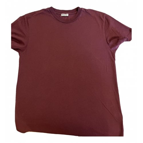 Pre-owned True Nyc T-shirt In Burgundy