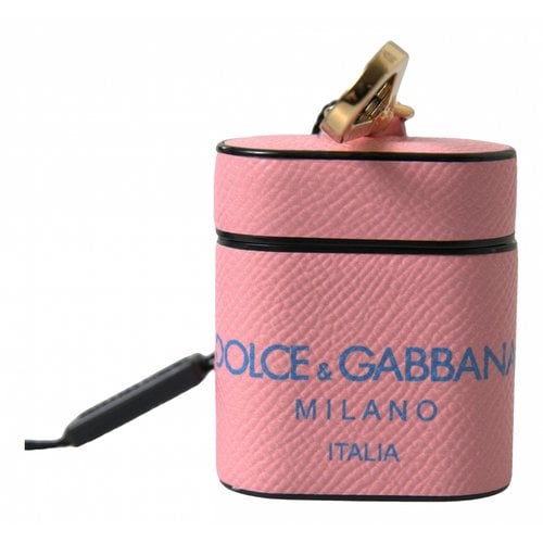 Pre-owned Dolce & Gabbana Leather Purse In Pink