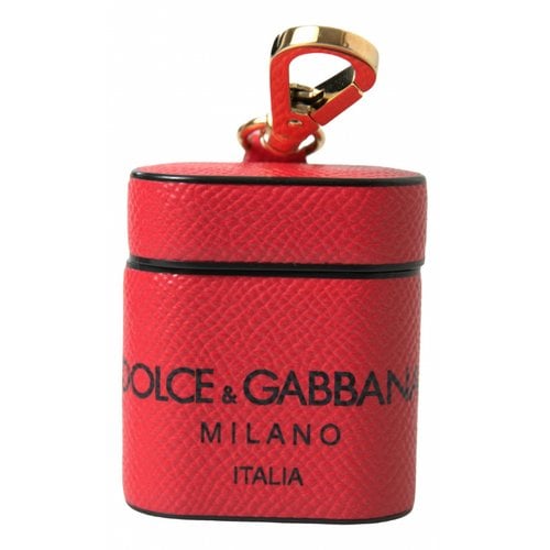 Pre-owned Dolce & Gabbana Leather Purse In Red