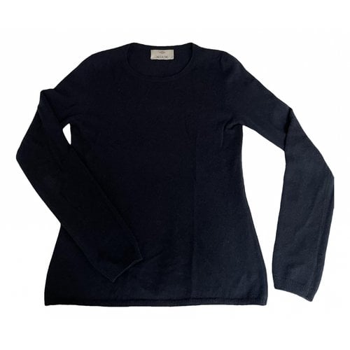 Pre-owned Allude Cashmere Jumper In Navy