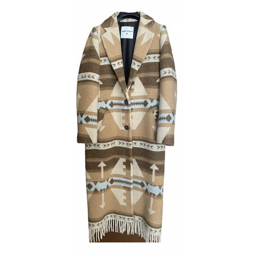 Pre-owned Front Street 8 Wool Coat In Multicolour