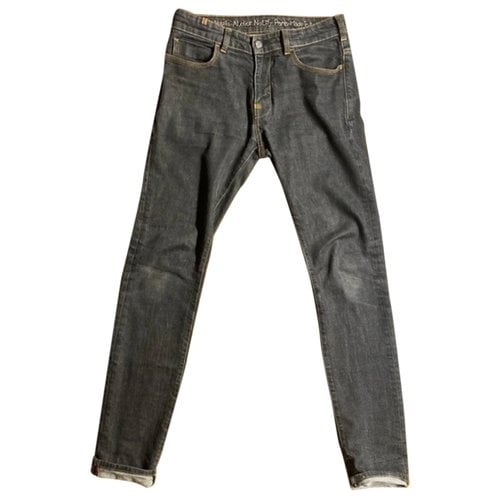 Pre-owned Notify Straight Jeans In Black