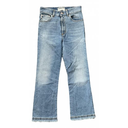 Pre-owned Fiorucci Straight Jeans In Blue