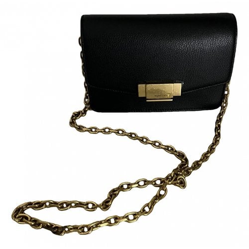 Pre-owned Marella Leather Clutch Bag In Black