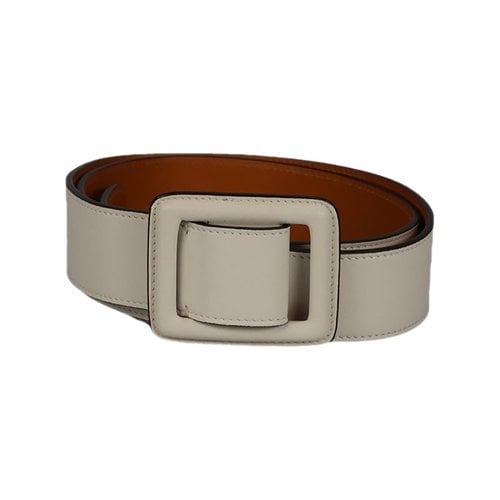 Pre-owned Ralph Lauren Leather Belt In White