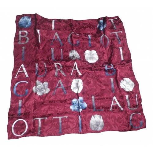 Pre-owned Laura Biagiotti Silk Handkerchief In Multicolour