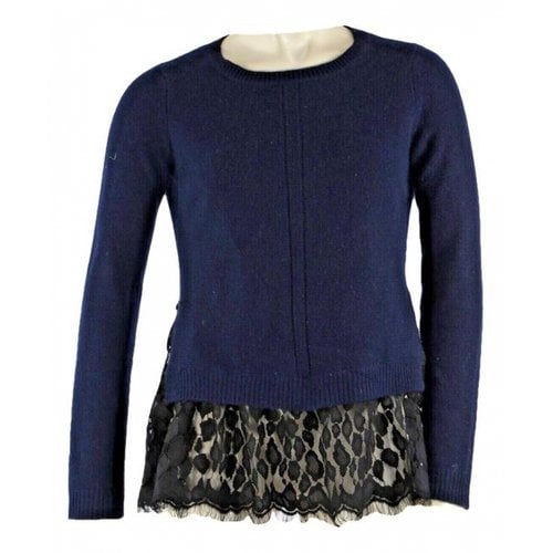 Pre-owned Autumn Cashmere Cashmere Jumper In Navy