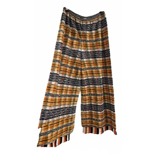 Pre-owned Missoni Chino Pants In Multicolour