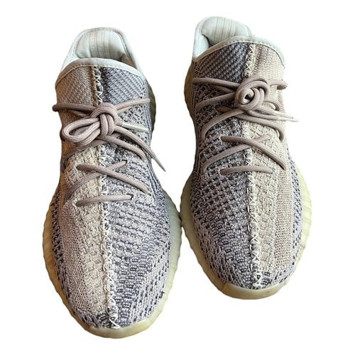 Pre-owned Yeezy X Adidas Boost 350 V1 Cloth Low Trainers In Beige