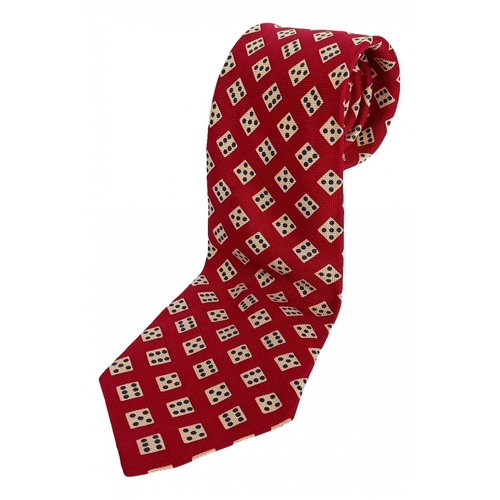 Pre-owned Polo Ralph Lauren Silk Tie In Red