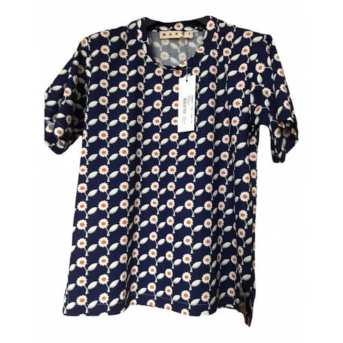 Pre-owned Marni T-shirt In Blue