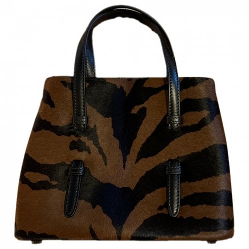 Pre-owned Alaïa Pony-style Calfskin Handbag In Brown