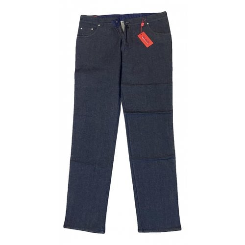 Pre-owned Pal Zileri Straight Jeans In Blue