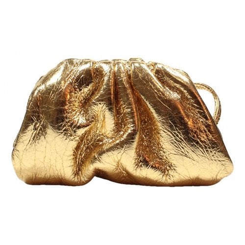Pre-owned Bottega Veneta Leather Wallet In Gold