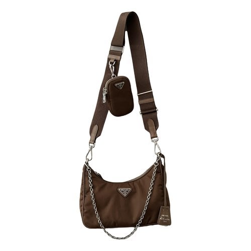 Pre-owned Prada Re-edition 2005 Handbag In Brown