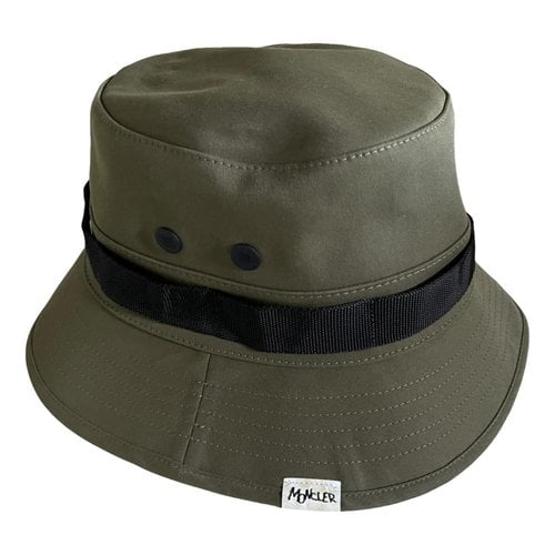 Pre-owned Moncler Hat In Khaki