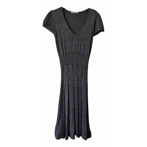 Pre-owned Gerard Darel Mid-length Dress In Silver