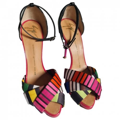 Pre-owned Giuseppe Zanotti Cloth Heels In Multicolour