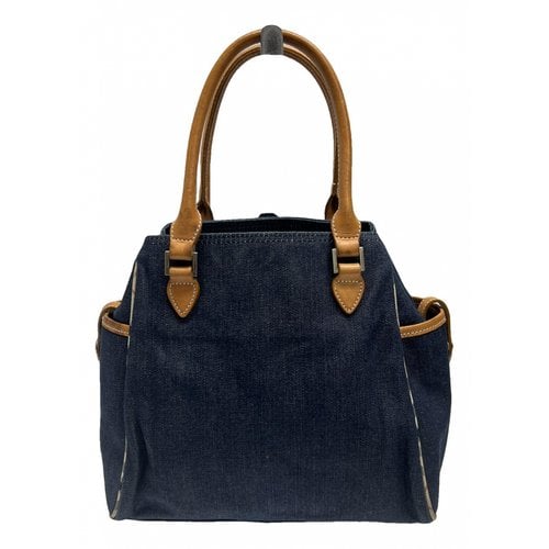 Pre-owned Burberry Handbag In Blue