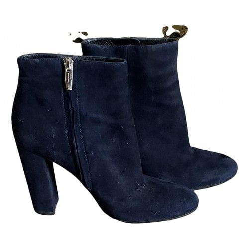 Pre-owned Gianvito Rossi Boots In Blue