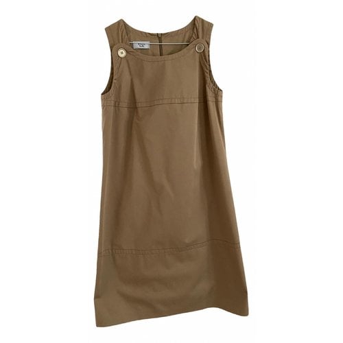 Pre-owned Weill Mid-length Dress In Camel