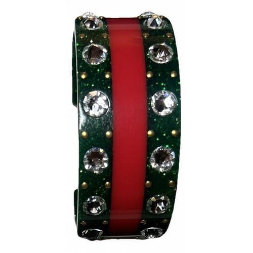 Pre-owned Gucci Bracelet In Green