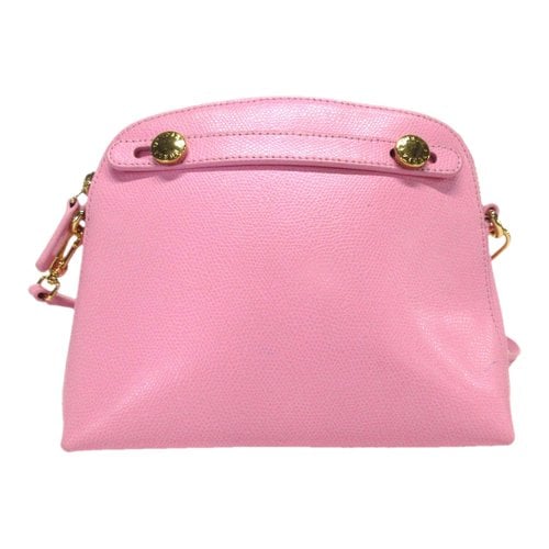 Pre-owned Furla Leather Handbag In Pink