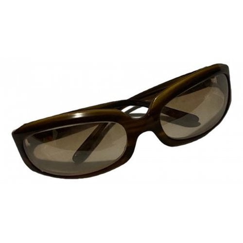 Pre-owned Oliver Peoples Sunglasses In Brown