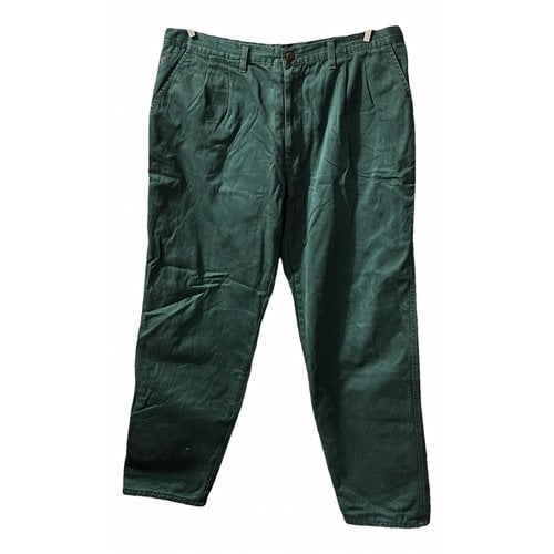 Pre-owned Saint Laurent Trousers In Green