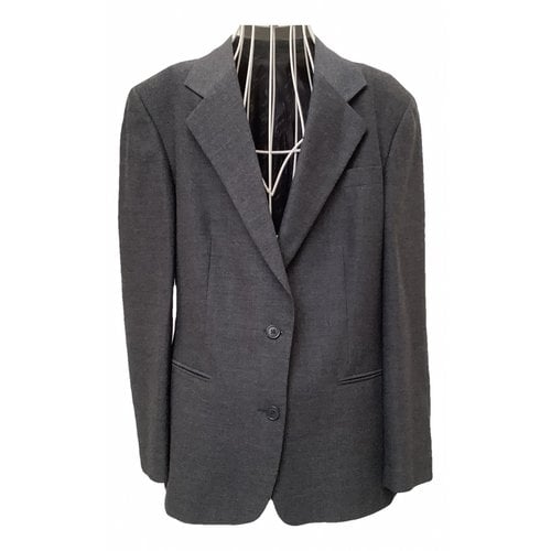 Pre-owned Roberto Capucci Wool Blazer In Grey