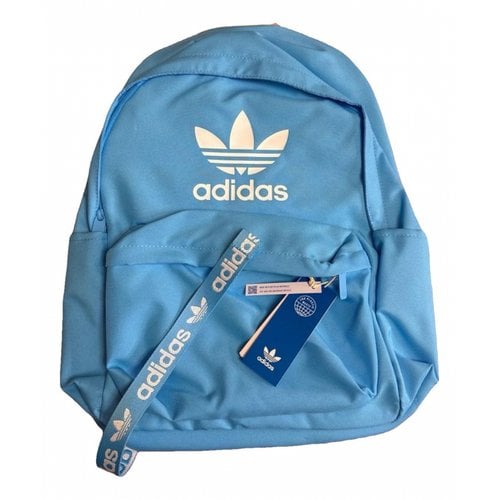 Pre-owned Adidas Originals Backpack In Blue