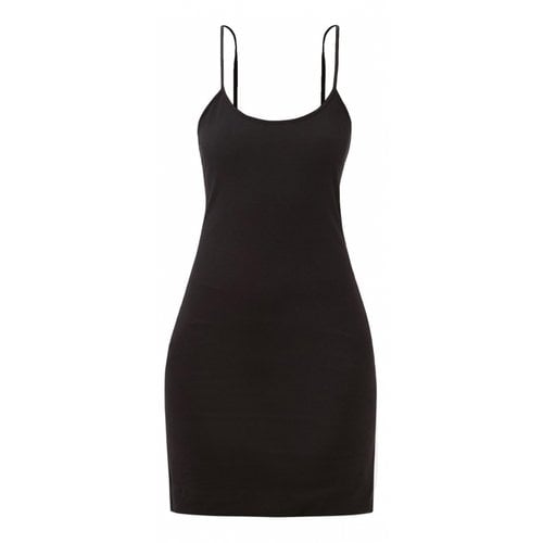 Pre-owned The Row Wool Mini Dress In Black