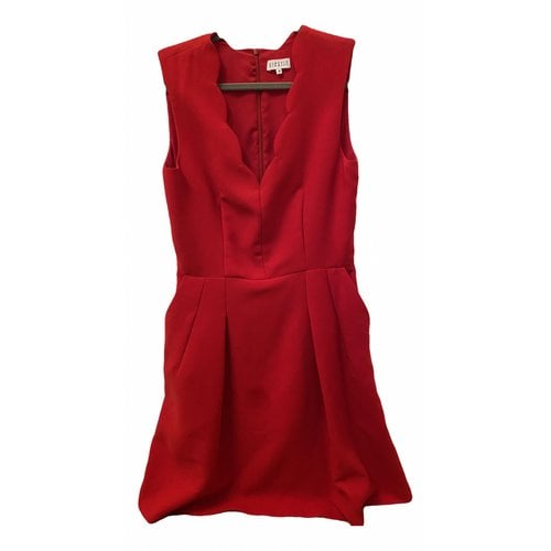 Pre-owned Claudie Pierlot Mini Dress In Red