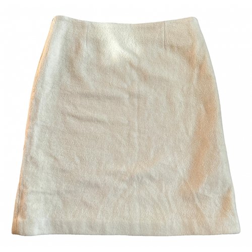 Pre-owned P.a.r.o.s.h Mid-length Skirt In Beige