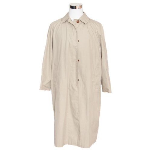Pre-owned Herno Trench Coat In Beige