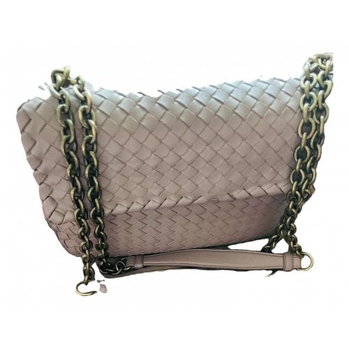 Pre-owned Bottega Veneta Leather Handbag In Pink