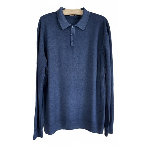 Pre-owned Zilli Cashmere Pull In Blue