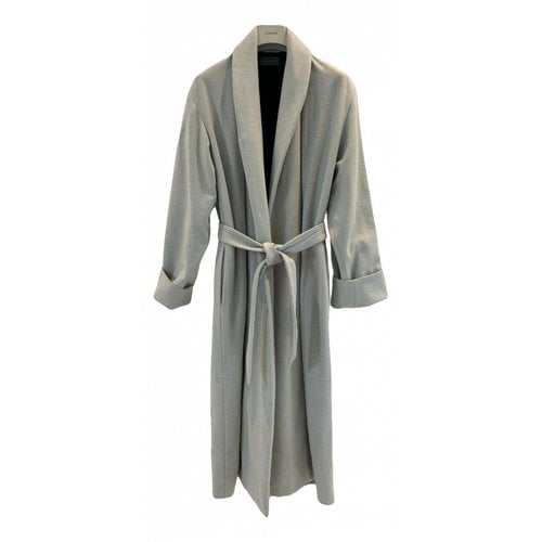 Pre-owned Lemaire Wool Coat In White