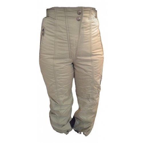 Pre-owned Descente Large Pants In Camel