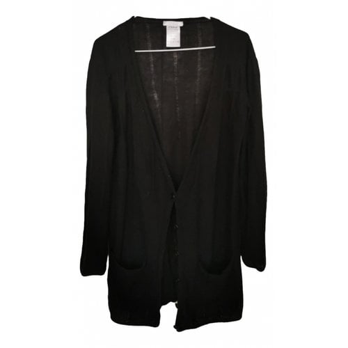 Pre-owned Chloé Linen Cardigan In Black