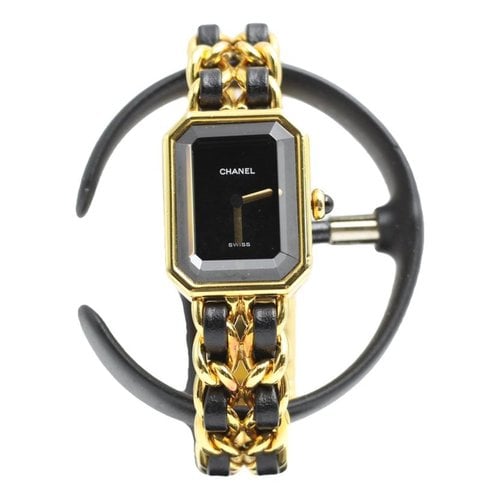 Pre-owned Chanel Première Watch In Black