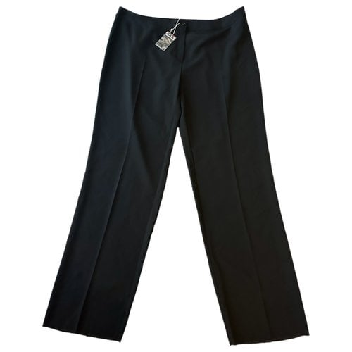 Pre-owned Marina Rinaldi Chino Pants In Black