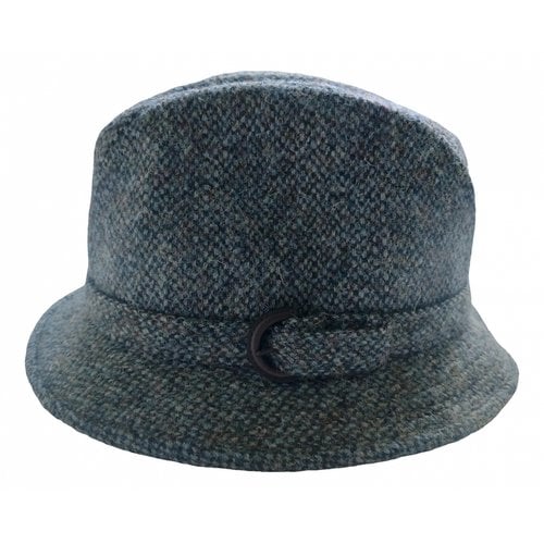 Pre-owned Harris Tweed Wool Hat In Blue