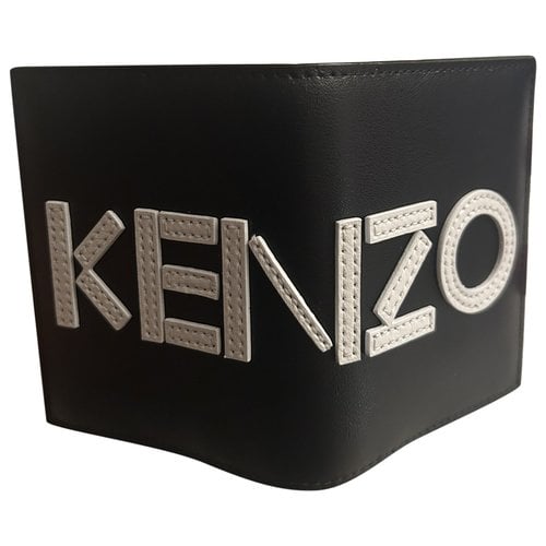Pre-owned Kenzo Leather Small Bag In Black
