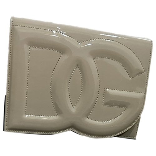 Pre-owned Dolce & Gabbana Leather Handbag In Beige