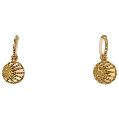 Pre-owned Dior Yellow Gold Earrings In Other